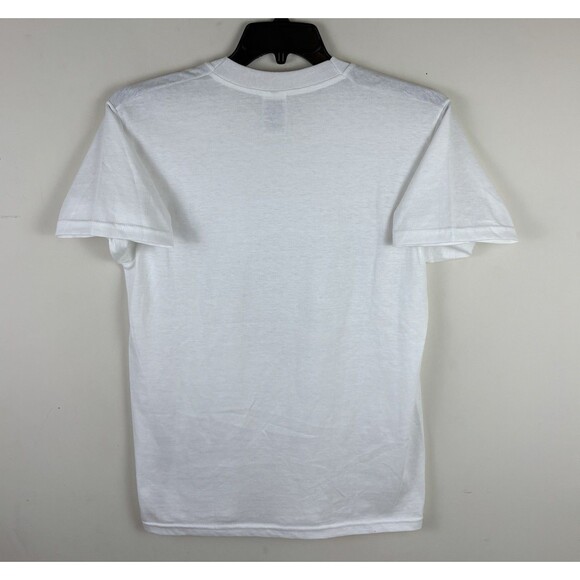 Vintage 90s 1998 Flower / Bird Graphic T - Shirt / White / Size Medium - Picture 4 of 5